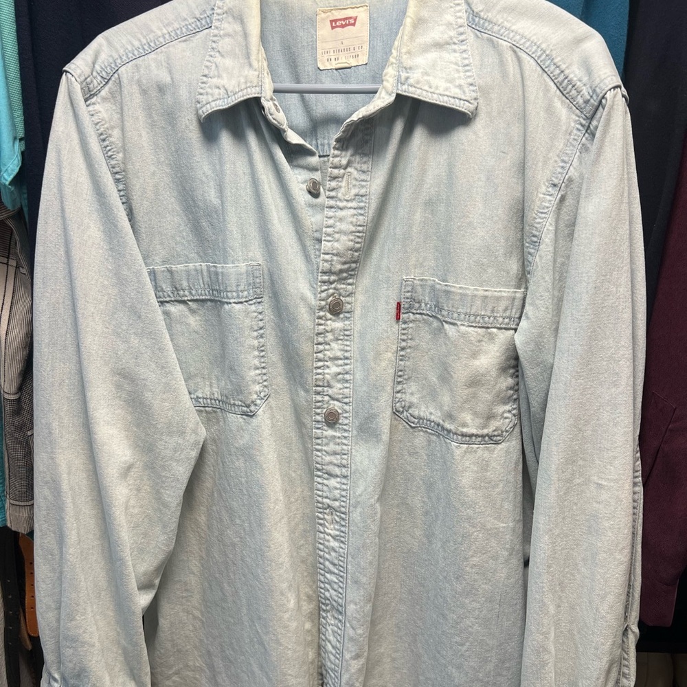 Vintage Levi's Classic Blue Denim Shirt